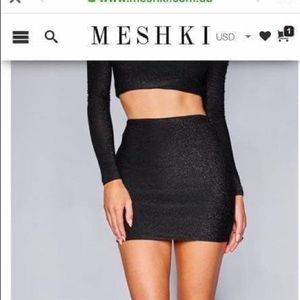 Newtag Meshki black skirt